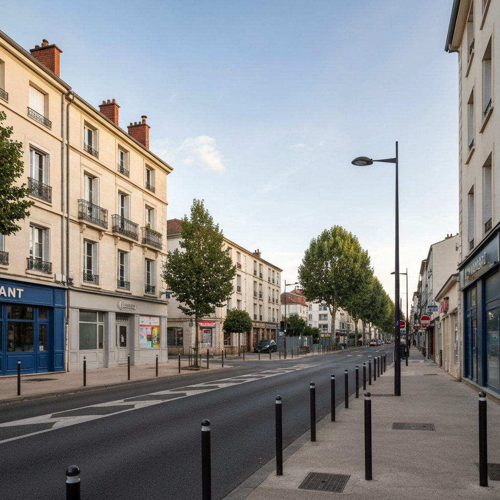 Vue panoramique de la ville de Les Ulis pour un avis de valeur