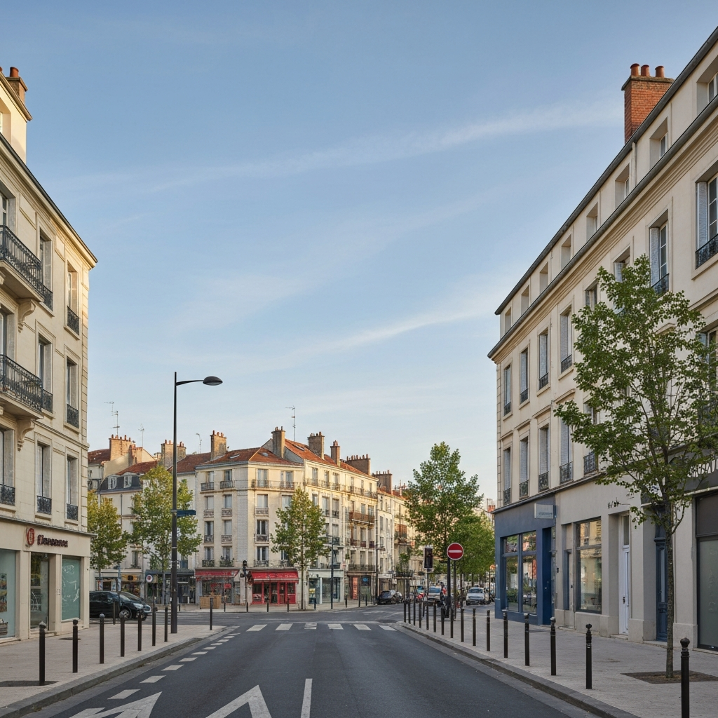 Vue d'un appartement moderne à vendre à Les Ulis